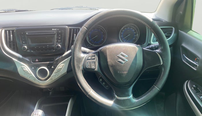 2017 Maruti Baleno ZETA PETROL 1.2, Petrol, Manual, 1,44,704 km, Steering Wheel Close Up