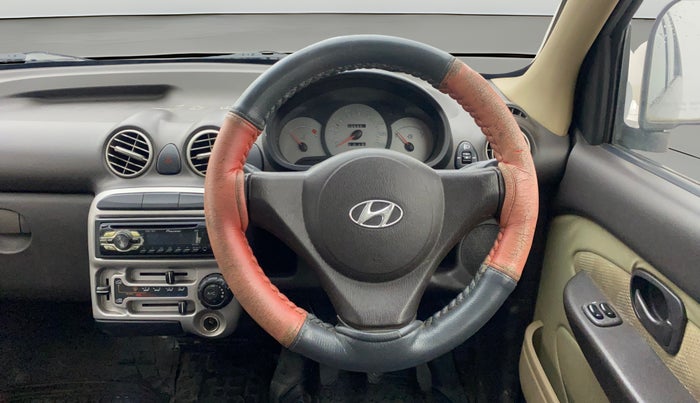 2012 Hyundai Santro Xing GL PLUS, Petrol, Manual, 66,990 km, Steering Wheel Close Up
