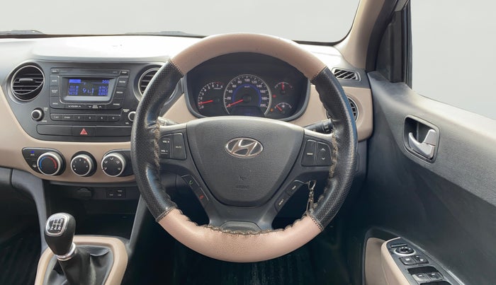 2016 Hyundai Grand i10 SPORTZ 1.2 KAPPA VTVT, Petrol, Manual, 57,278 km, Steering Wheel Close Up