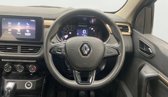2021 Renault Kiger RXT (O) AMT, Petrol, Automatic, 32,409 km, Steering Wheel Close Up