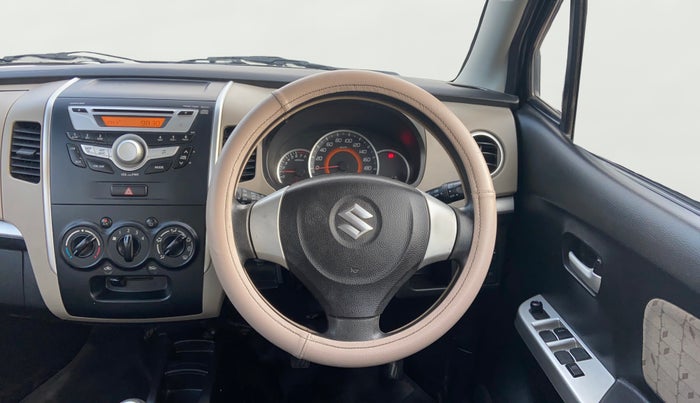 2014 Maruti Wagon R 1.0 VXI, Petrol, Manual, 48,306 km, Steering Wheel Close Up
