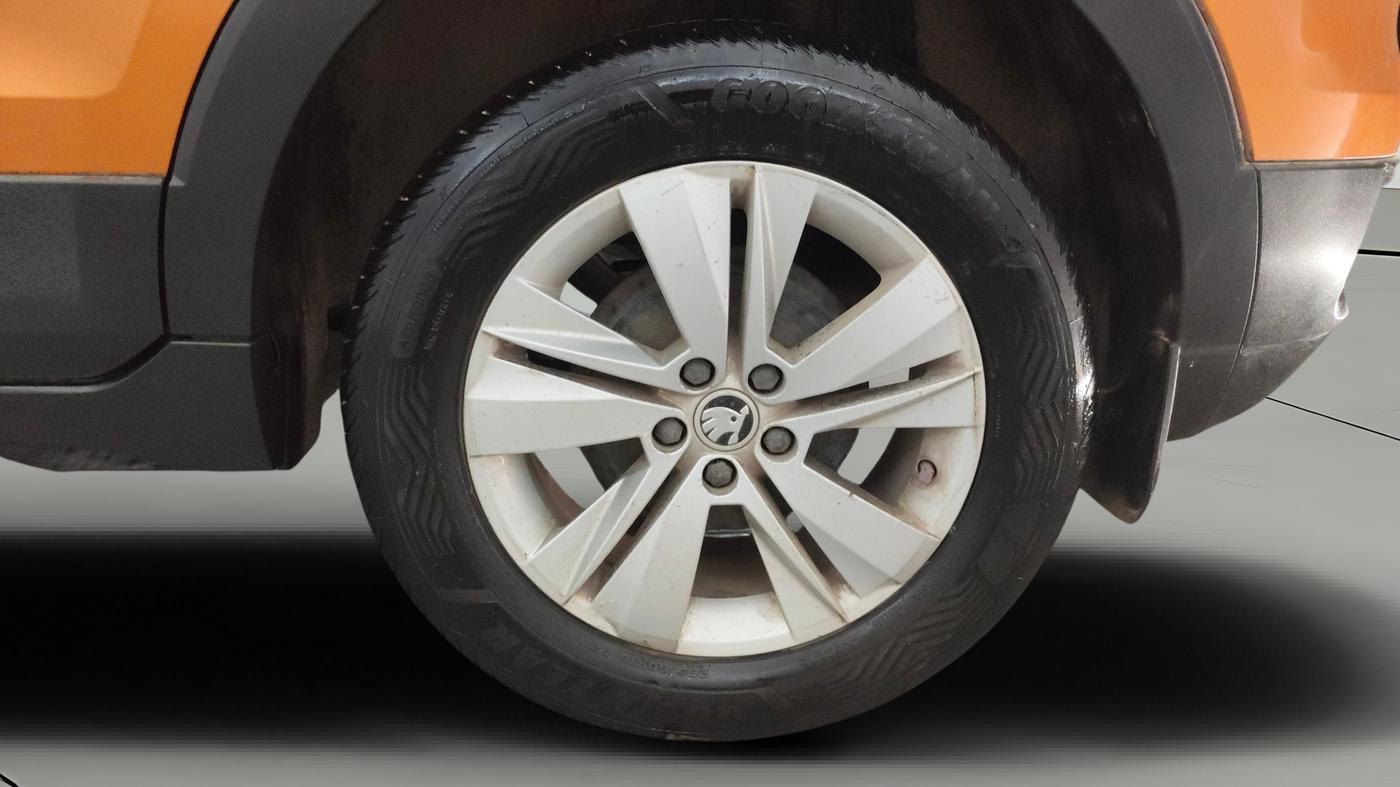 2021 Skoda KUSHAQ AMBITION 1.0L TSI AT, Petrol, Automatic, 49,886 km, Left Rear Wheel