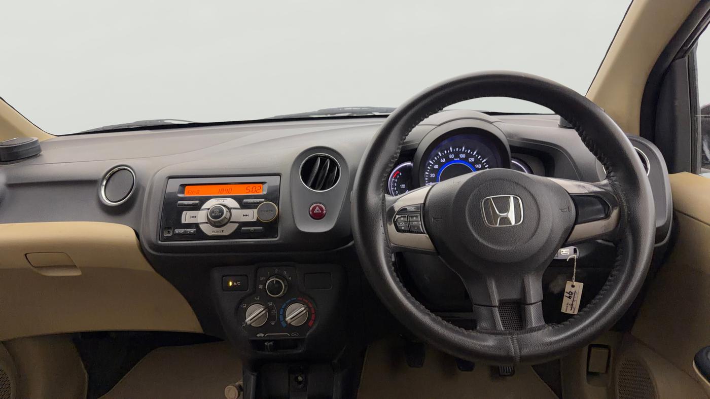 2015 Honda Amaze 1.2L I-VTEC S, Petrol, Manual, 88,005 km, Steering Wheel Close Up