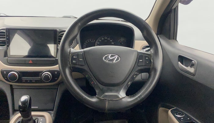 2014 Hyundai Xcent SX AT 1.2 (O), Petrol, Automatic, 1,09,489 km, Steering Wheel Close Up