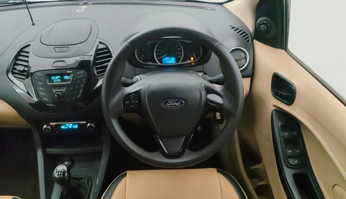 2015 Ford Figo Aspire TITANIUM 1.2 PETROL, Petrol, Manual, 51,631 km, Steering Wheel Close Up