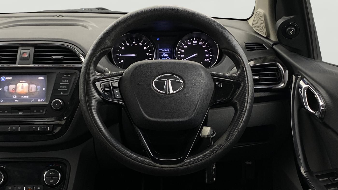 2018 Tata TIGOR XZ (O) PETROL, Petrol, Manual, 1,28,278 km, Steering Wheel Close Up
