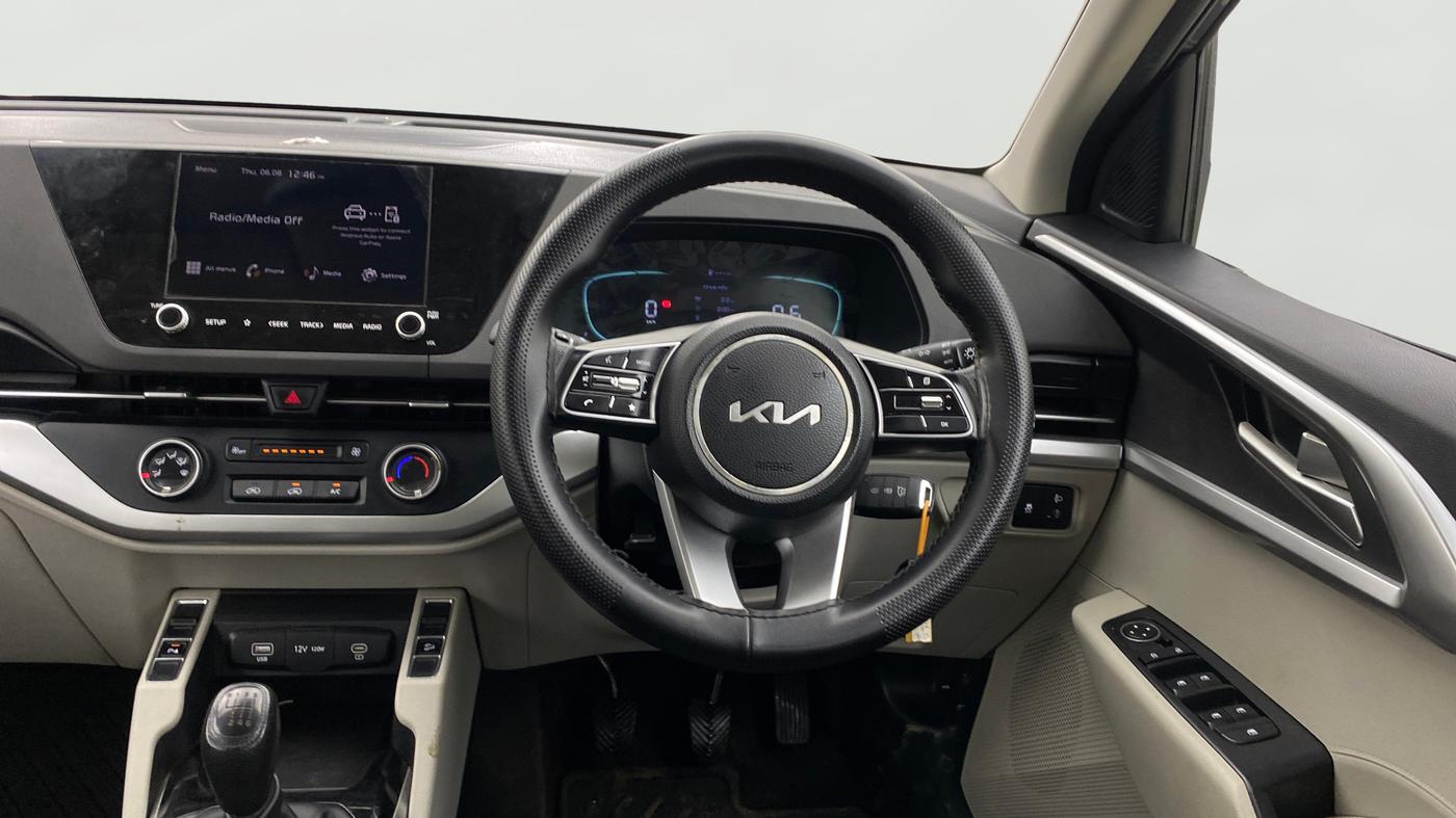 2023 KIA CARENS PRESTIGE 1.4 PETROL 7 STR, Petrol, Manual, 59,849 km, Steering Wheel Close Up
