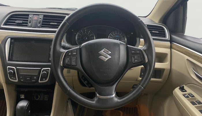 2019 Maruti Ciaz ALPHA  AT 1.5 SHVS PETROL, Petrol, Automatic, 61,903 km, Steering Wheel Close Up