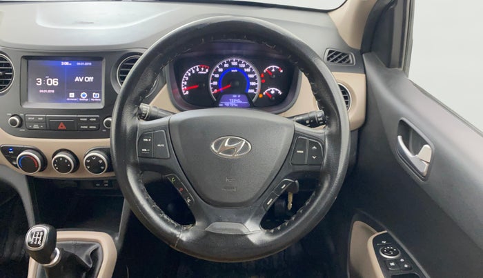 2019 Hyundai Grand i10 SPORTZ 1.2 KAPPA VTVT, Petrol, Manual, 48,753 km, Steering Wheel Close Up