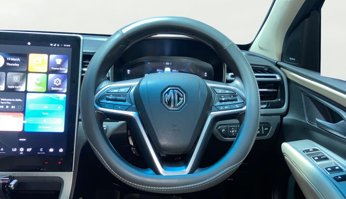 2023 MG HECTOR SAVVY PRO 1.5 TURBO CVT PETROL, Petrol, Automatic, 29,596 km, Steering Wheel Close Up