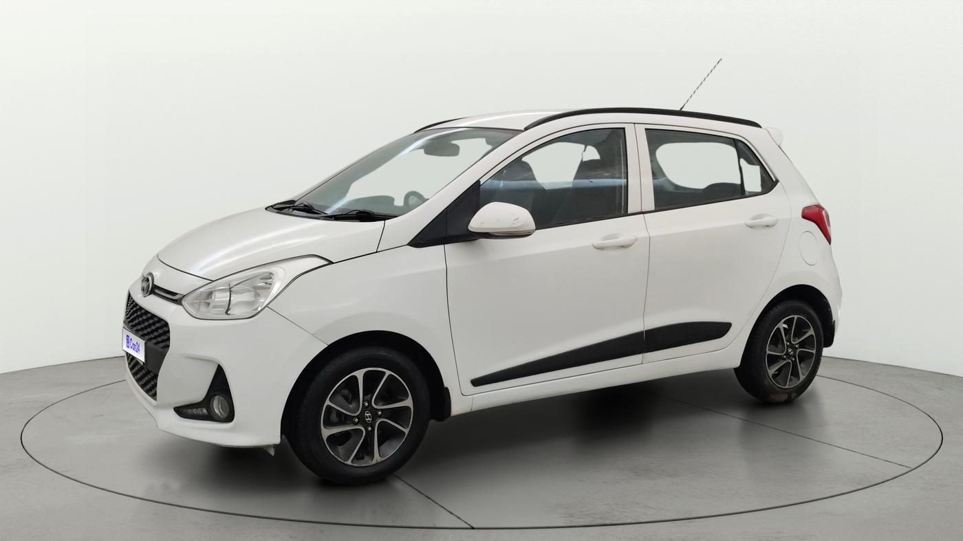 2019 Hyundai Grand i10 SPORTZ AT 1.2 KAPPA VTVT, Petrol, Automatic, 18,810 km, Left Front Diagonal