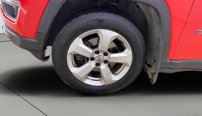 2018 Jeep Compass LIMITED (O) 1.4 PETROL AT, Petrol, Automatic, 1,05,900 km, Left Front Wheel