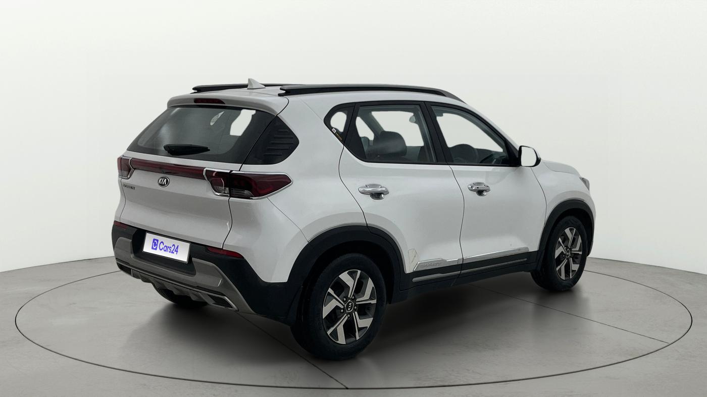 2020 KIA SONET HTX PLUS 1.5, Diesel, Manual, 1,33,523 km, Right Back Diagonal
