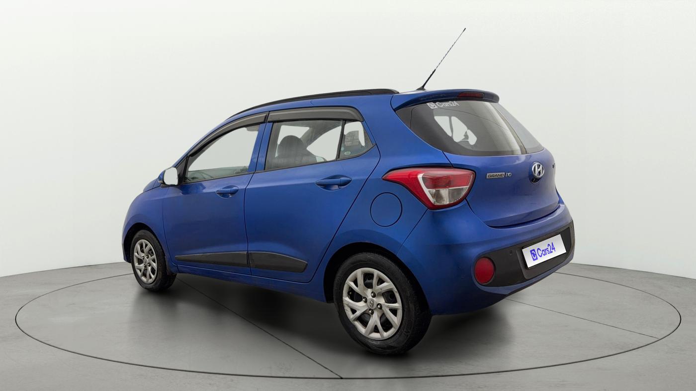2018 Hyundai Grand i10 SPORTZ 1.2 KAPPA VTVT, CNG, Manual, 1,20,087 km, Left Back Diagonal