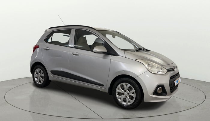 2015 Hyundai Grand i10 SPORTZ 1.2 KAPPA VTVT, Petrol, Manual, 63,362 km, Right Front Diagonal