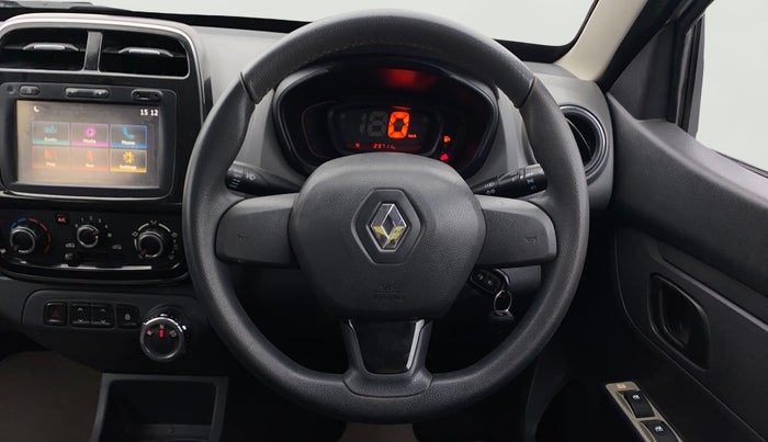 2016 Renault Kwid RXL 1.0 AMT, Petrol, Automatic, 23,707 km, Steering Wheel Close Up