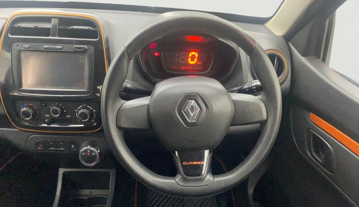2017 Renault Kwid CLIMBER 1.0 AMT, Petrol, Automatic, 36,771 km, Steering Wheel Close Up