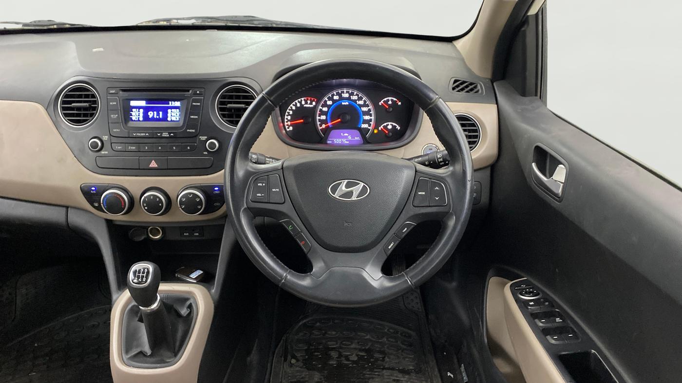 2013 Hyundai Grand i10 ASTA 1.2 KAPPA VTVT, Petrol, Manual, 50,075 km, Steering Wheel Close Up