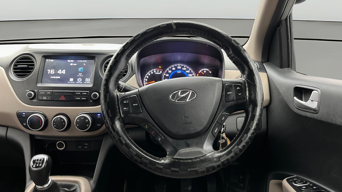 2019 Hyundai Grand i10 SPORTZ 1.2 KAPPA VTVT, Petrol, Manual, 72,694 km, Steering Wheel Close Up