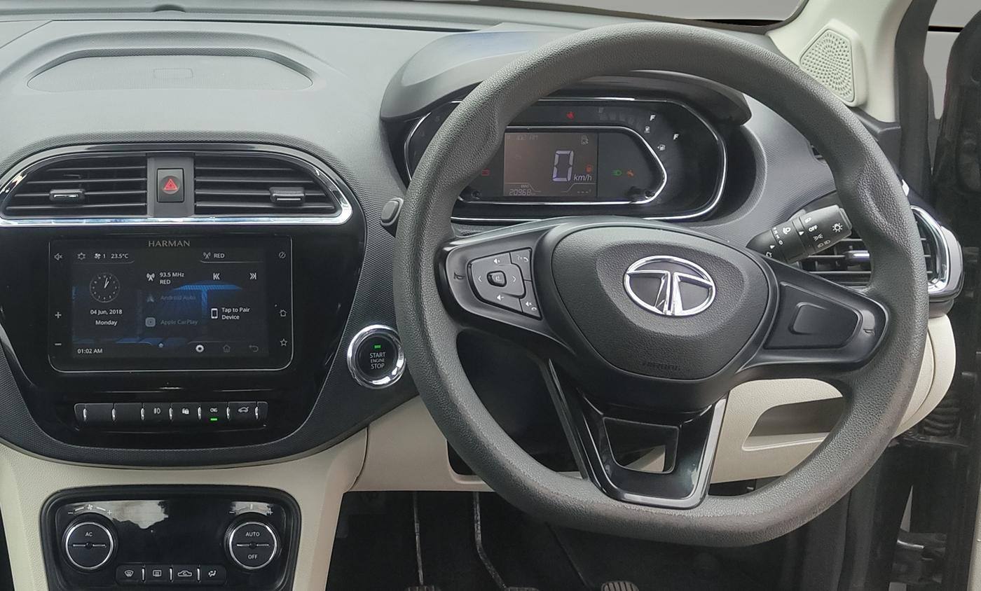 2022 Tata TIGOR XZ PLUS CNG, CNG, Manual, 20,963 km, Steering Wheel Close Up