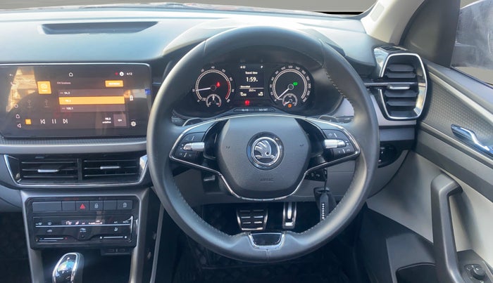 2024 Skoda KUSHAQ AMBITION 1.0L TSI AT, Petrol, Automatic, 5,229 km, Steering Wheel Close Up