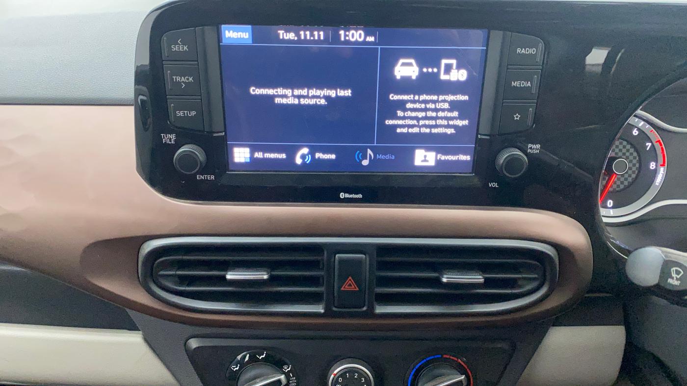 2021 Hyundai AURA SX 1.2, Petrol, Manual, 21,246 km, Air Conditioner