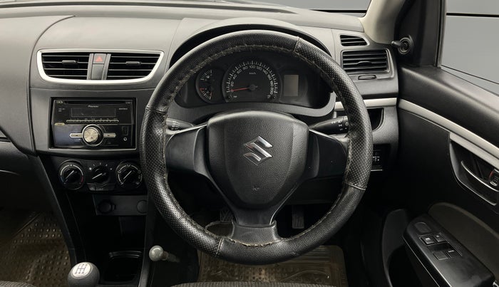 2015 Maruti Swift LXI (O), Petrol, Manual, 50,888 km, Steering Wheel Close Up