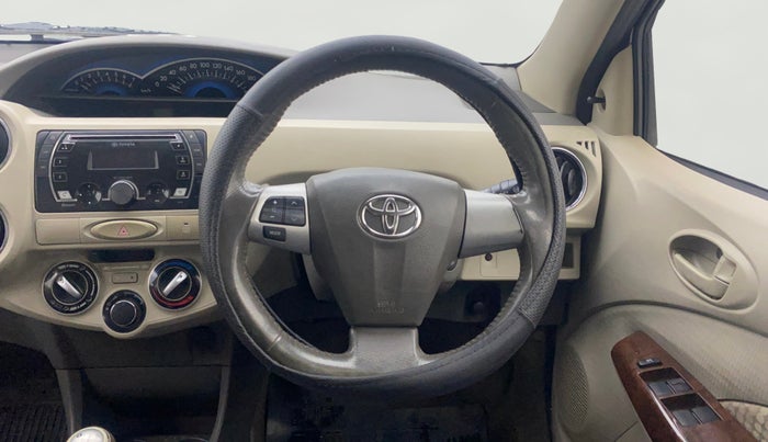 2013 Toyota Etios VD, Diesel, Manual, 72,619 km, Steering Wheel Close Up