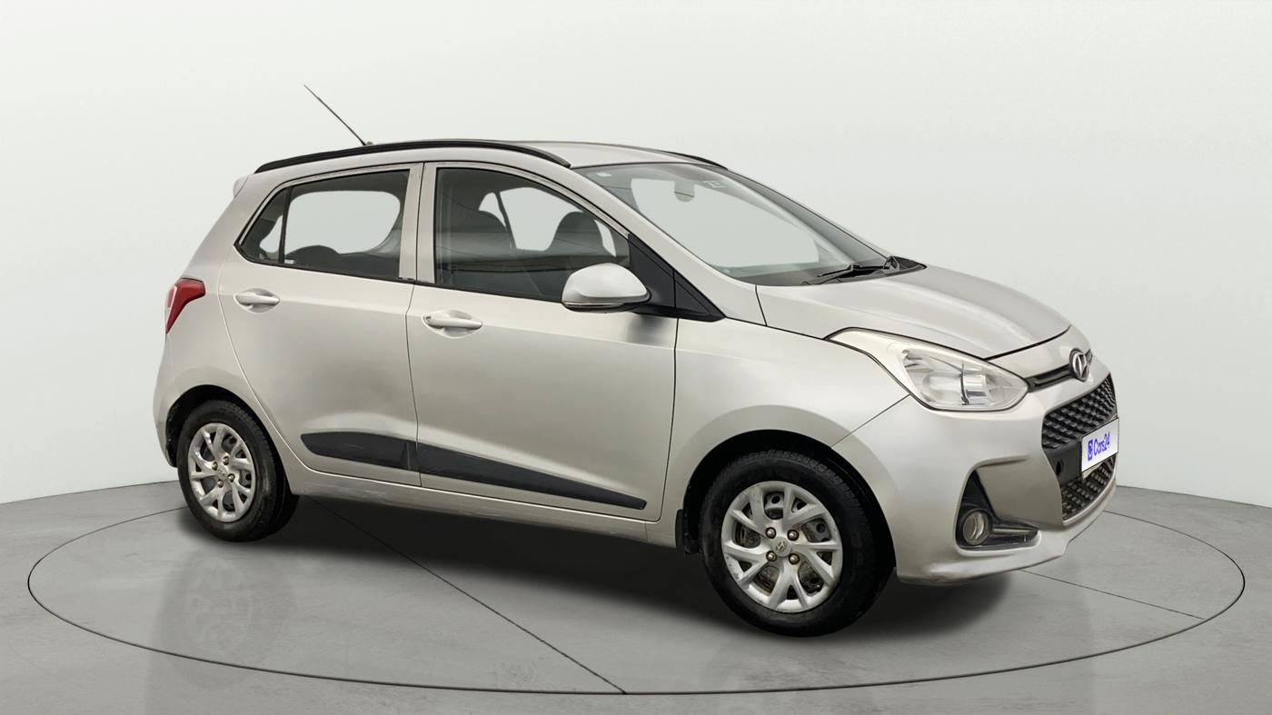 2018 Hyundai Grand i10 SPORTZ 1.2 KAPPA VTVT, Petrol, Manual, 82,935 km, Right Front Diagonal