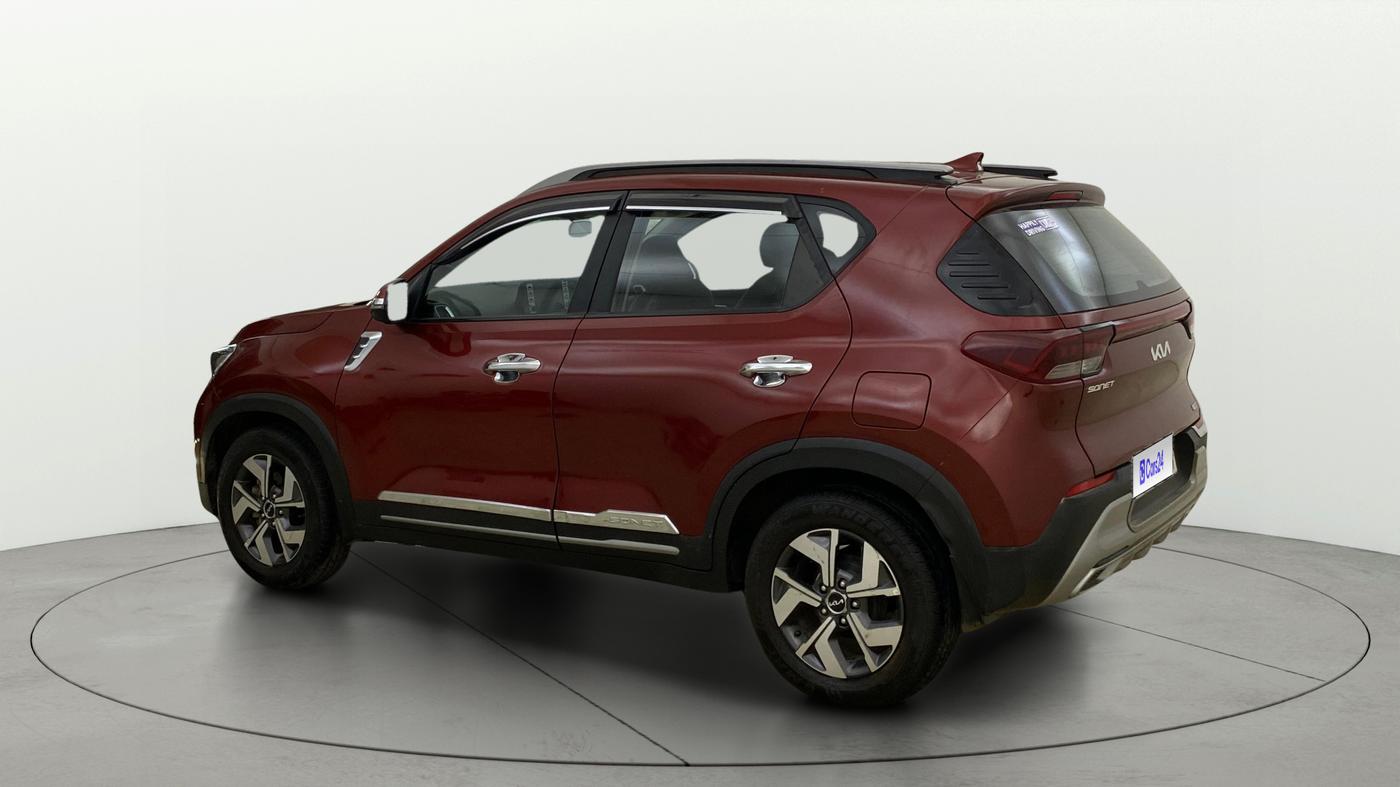 2023 KIA SONET HTX 1.0 DCT, Petrol, Automatic, 14,230 km, Left Back Diagonal