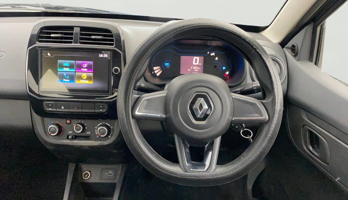 2021 Renault Kwid RXT 1.0 (O), Petrol, Manual, 21,852 km, Steering Wheel Close Up