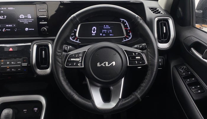 2023 KIA SONET HTK PLUS 1.0 IMT, Petrol, Manual, 1,687 km, Steering Wheel Close Up