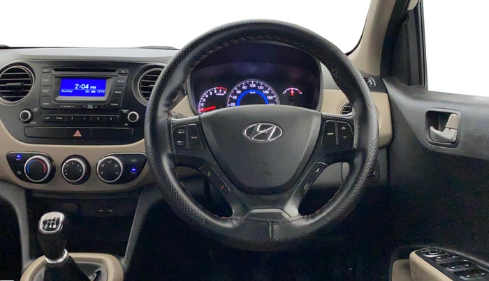 2015 Hyundai Grand i10 ASTA 1.2 KAPPA VTVT, Petrol, Manual, 80,835 km, Steering Wheel Close Up