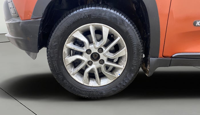 2017 Mahindra Kuv100 K6 PLUS 6 STR, Petrol, Manual, 63,581 km, Left Front Wheel