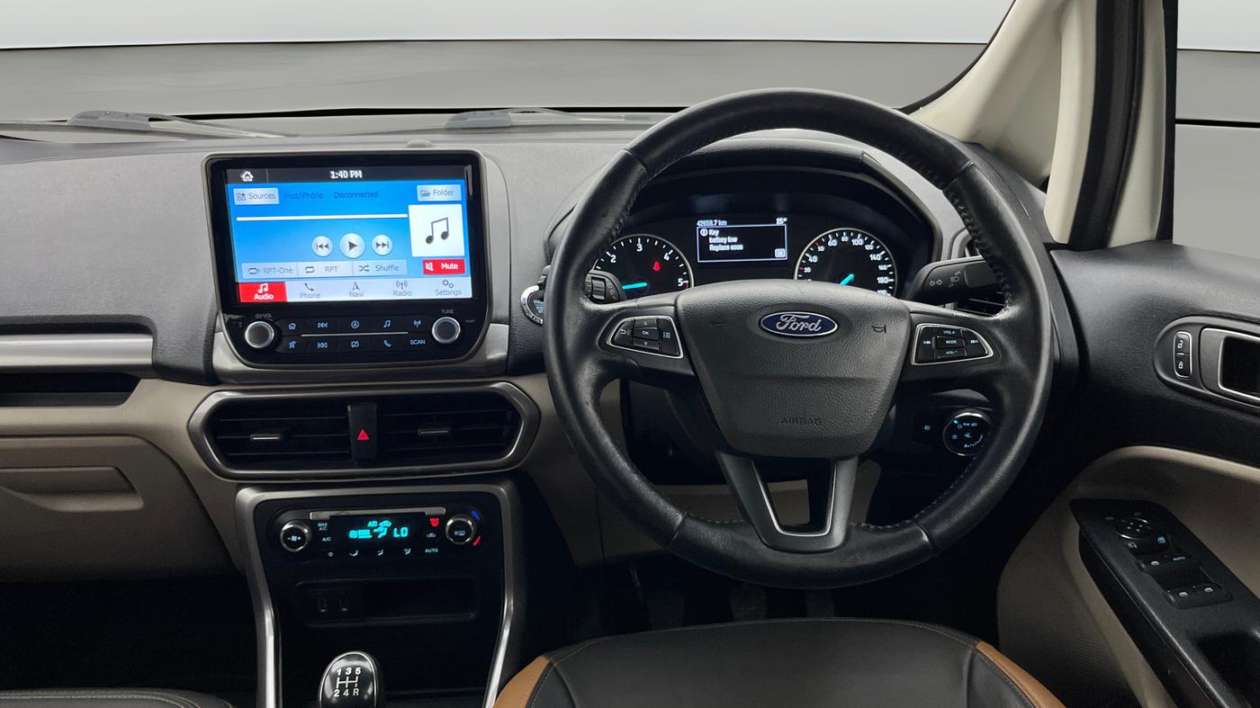 2019 Ford Ecosport TITANIUM 1.5L DIESEL, Diesel, Manual, 42,656 km, Steering Wheel Close Up