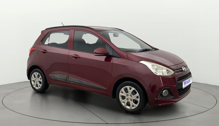 2015 Hyundai Grand i10 SPORTZ 1.2 KAPPA VTVT, Petrol, Manual, 74,566 km, Right Front Diagonal