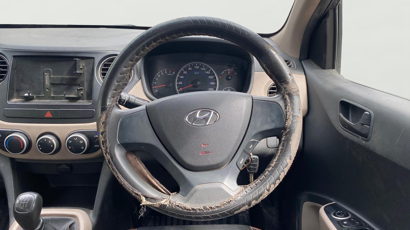 2017 Hyundai Grand i10 MAGNA 1.2 KAPPA VTVT, Petrol, Manual, 72,617 km, Steering Wheel Close Up
