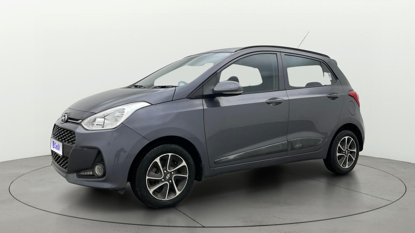 2017 Hyundai Grand i10 SPORTZ (O) AT 1.2 KAPPA VTVT, Petrol, Automatic, 67,332 km, Left Front Diagonal