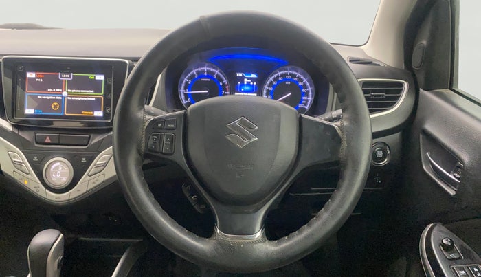 2018 Maruti Baleno ALPHA CVT PETROL 1.2, Petrol, Automatic, 40,456 km, Steering Wheel Close Up