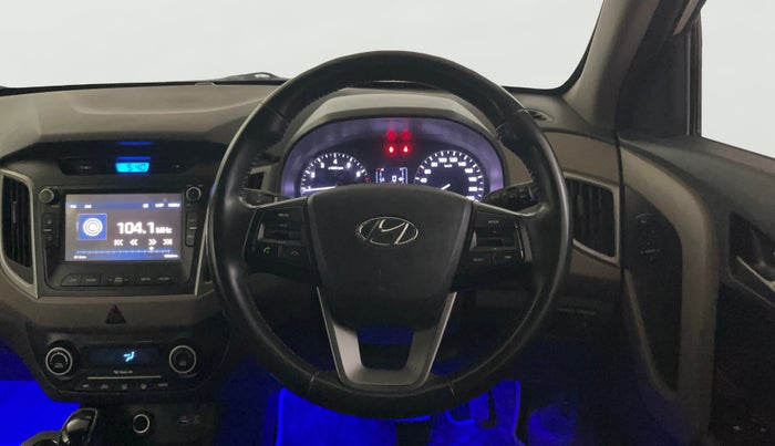 2017 Hyundai Creta SX PLUS AT 1.6 PETROL, Petrol, Automatic, 36,708 km, Steering Wheel Close Up