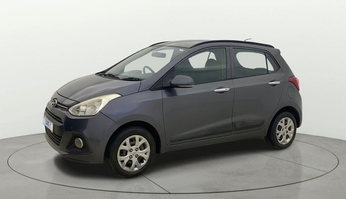 2014 Hyundai Grand i10 SPORTZ 1.2 KAPPA VTVT, Petrol, Manual, 33,522 km, Left Front Diagonal