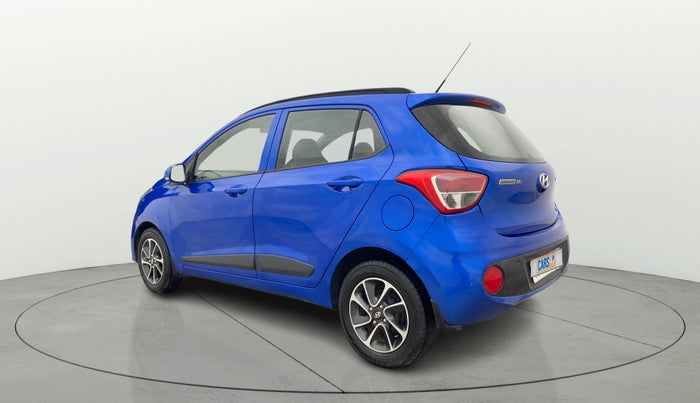 2017 Hyundai Grand i10 SPORTZ (O) AT 1.2 KAPPA VTVT, Petrol, Automatic, 80,082 km, Left Back Diagonal