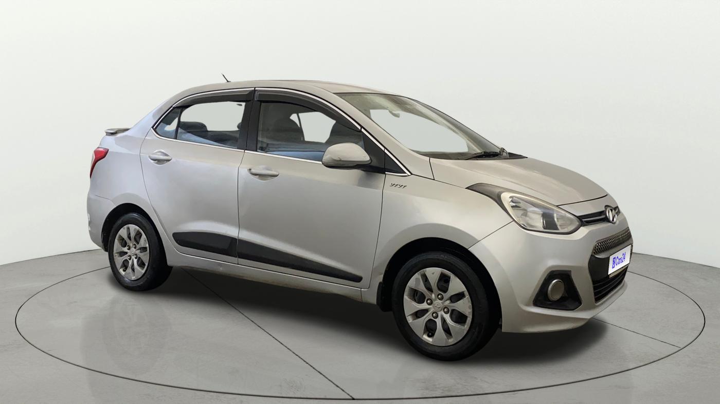 2015 Hyundai Xcent S 1.2, CNG, Manual, 50 km, Right Front Diagonal