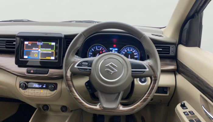 2019 Maruti Ertiga ZXI+ SHVS, Petrol, Manual, 1,02,931 km, Steering Wheel Close Up