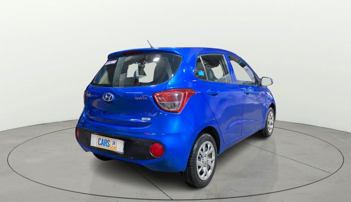 2017 Hyundai Grand i10 SPORTZ 1.2 KAPPA VTVT, Petrol, Manual, 54,380 km, Right Back Diagonal