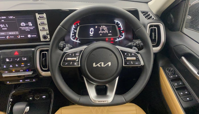 2024 KIA SONET 	 HTX 1.0 TURBO DCT, Petrol, Automatic, 6,896 km, Steering Wheel Close Up
