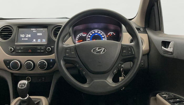 2019 Hyundai Grand i10 SPORTZ 1.2 KAPPA VTVT, Petrol, Manual, 6,852 km, Steering Wheel Close Up