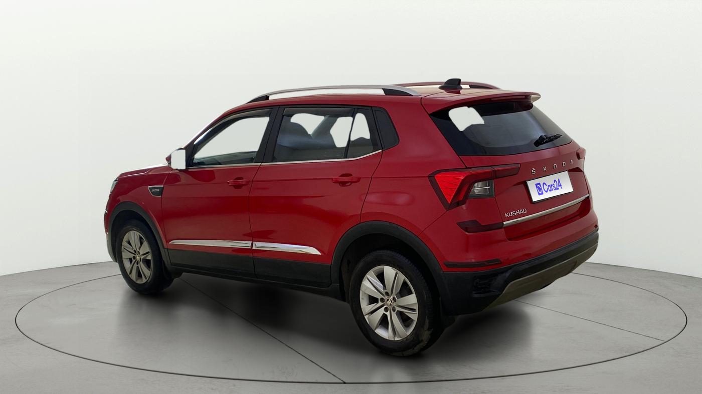 2022 Skoda KUSHAQ AMBITION 1.0L TSI MT, Petrol, Manual, 20,494 km, Left Back Diagonal