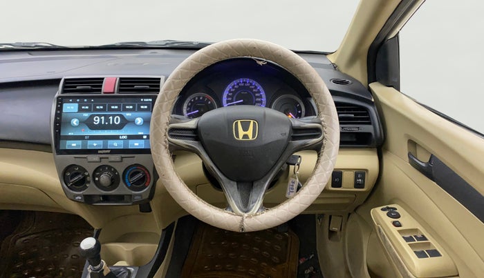 2012 Honda City 1.5L I-VTEC E MT, Petrol, Manual, 1,29,206 km, Steering Wheel Close Up