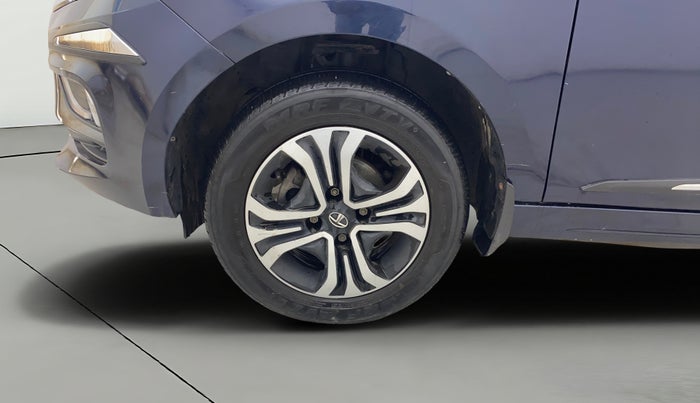 2023 Tata TIGOR XZ PLUS CNG, CNG, Manual, 35,101 km, Left Front Wheel